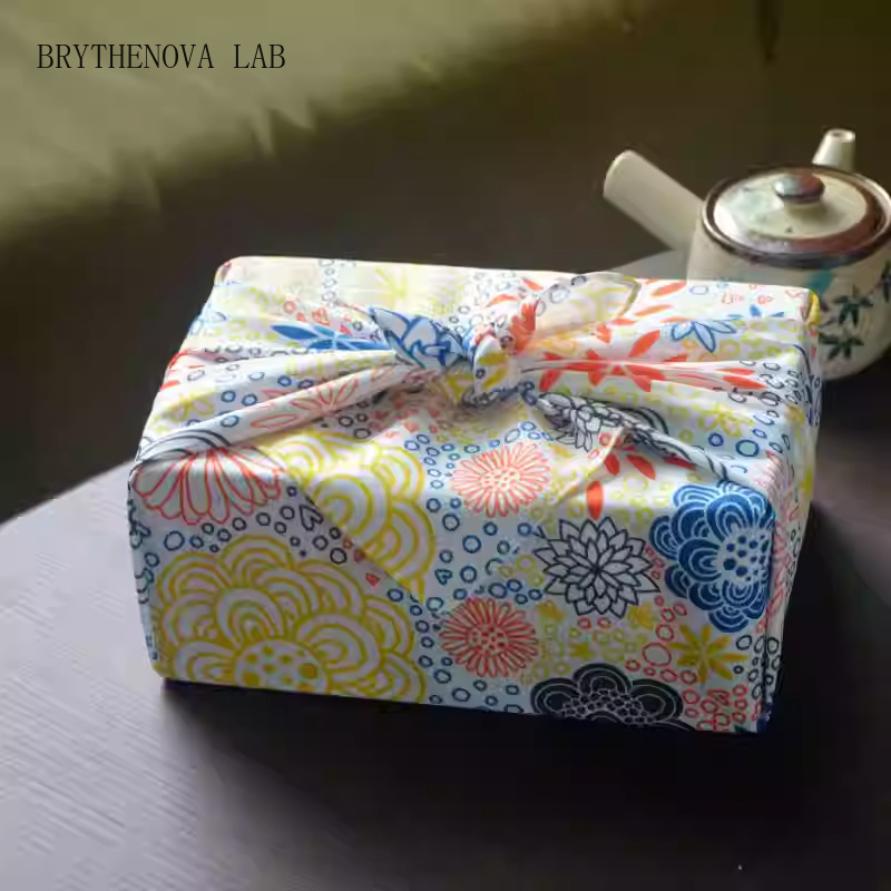 Furoshiki Wrap Cloth - 日本の風呂敷布 70X70Cm 弁当箱ラップ ランチ包装 スカーフ フェスティバル