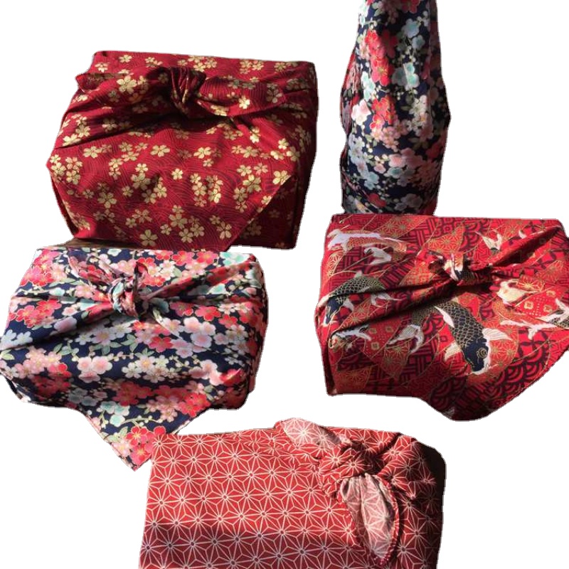風呂敷 伝統的な和風 新年 クリスマス ラッピングクロス 花 - Furoshiki Wrap Cloth のレビューと価格
