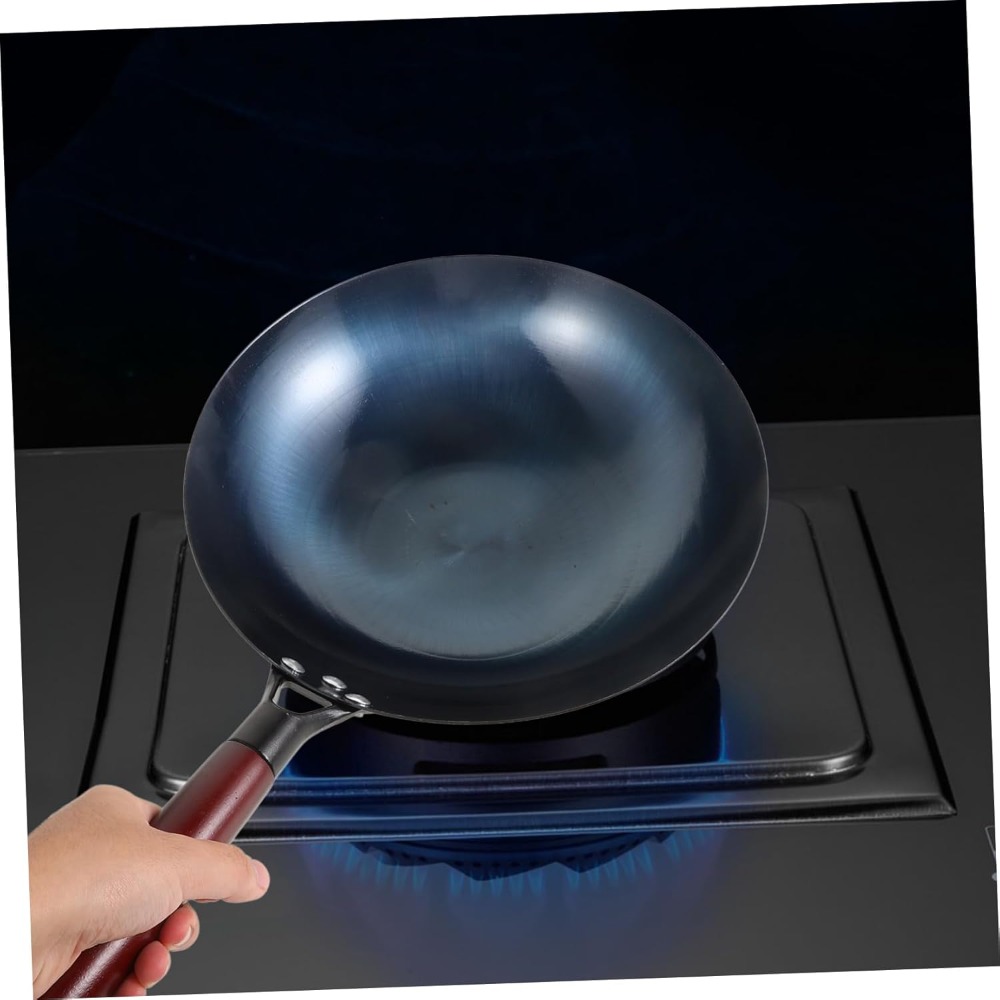 鉄製中華鍋 鉄鍋 家庭用フライパン 伝統的な手鍛造 コーティ - Cast Iron Tetsubin のレビューと価格