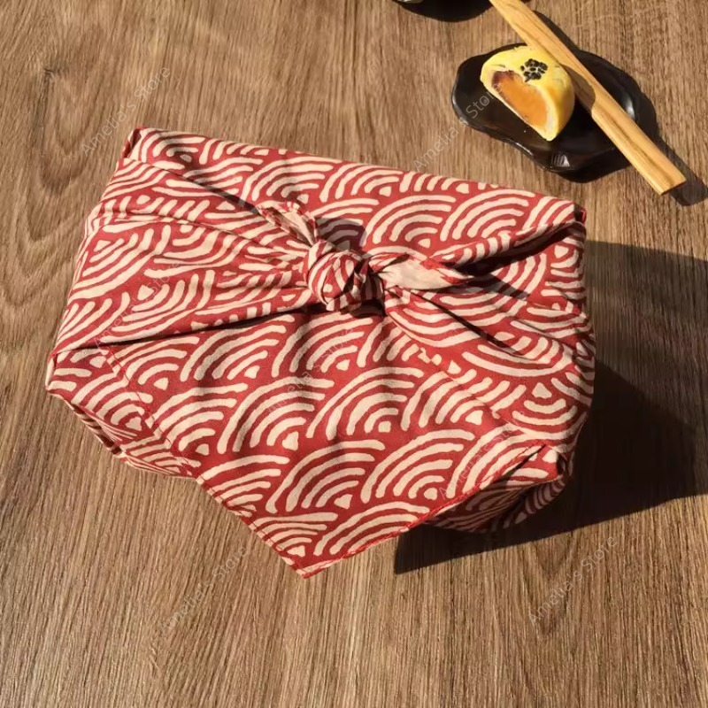 和風ふろしき包装布多目的綿正方形生地弁当箱ランチラップギフト - Furoshiki Wrap Cloth のレビューと価格